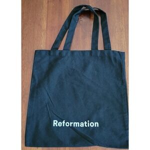 Reformation Tote Bag Black Women's Shoulder Bag